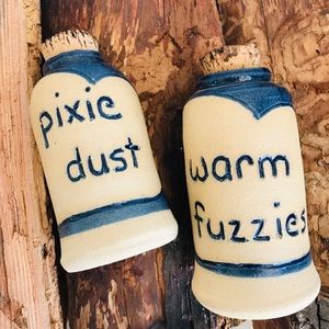 Set of 2 Ceramic Jars